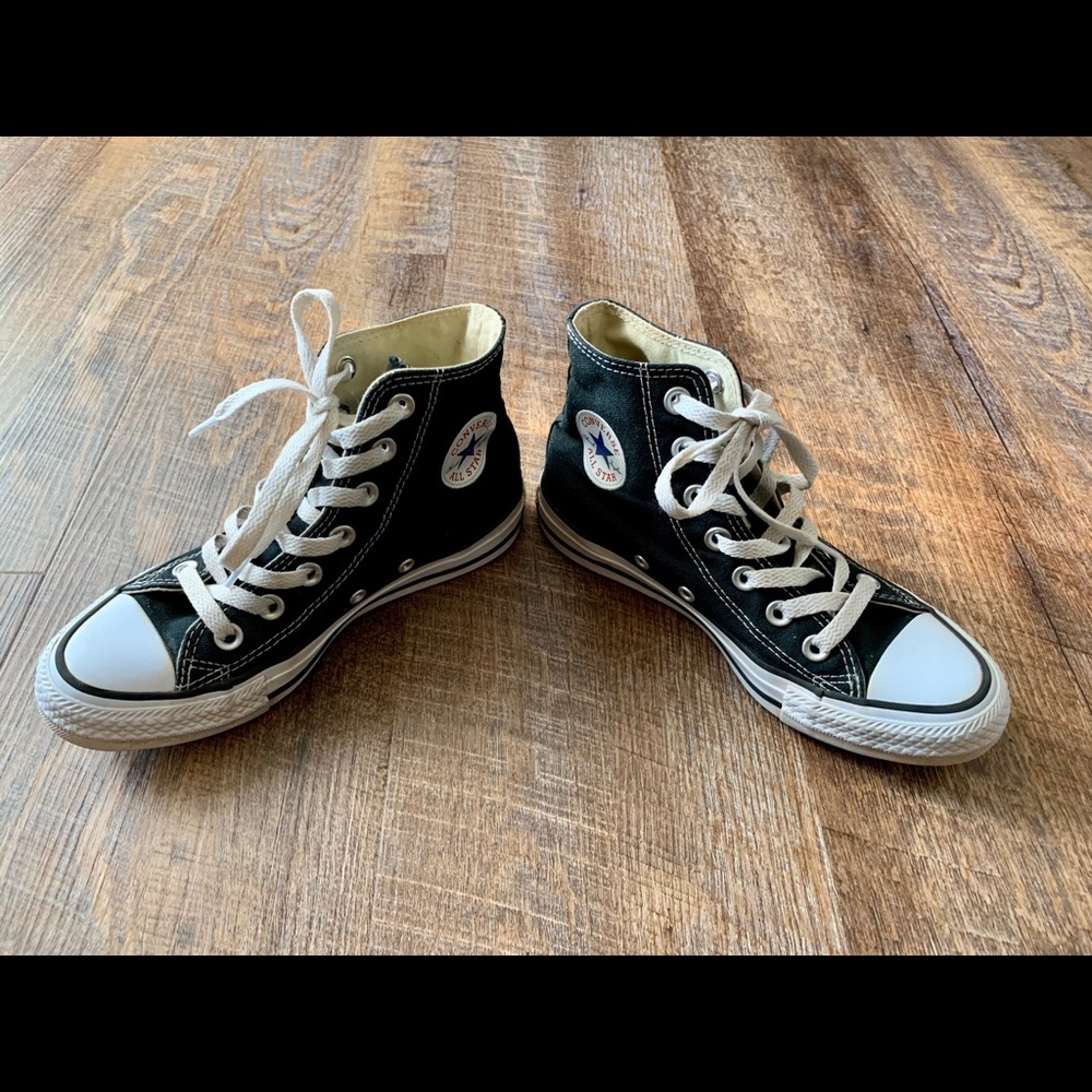 Women’s Black Converse High Tops